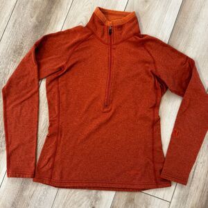 Patagonia Regulator Women's XS Quarter Zip Fleece Top Burnt Orange Gorpcore